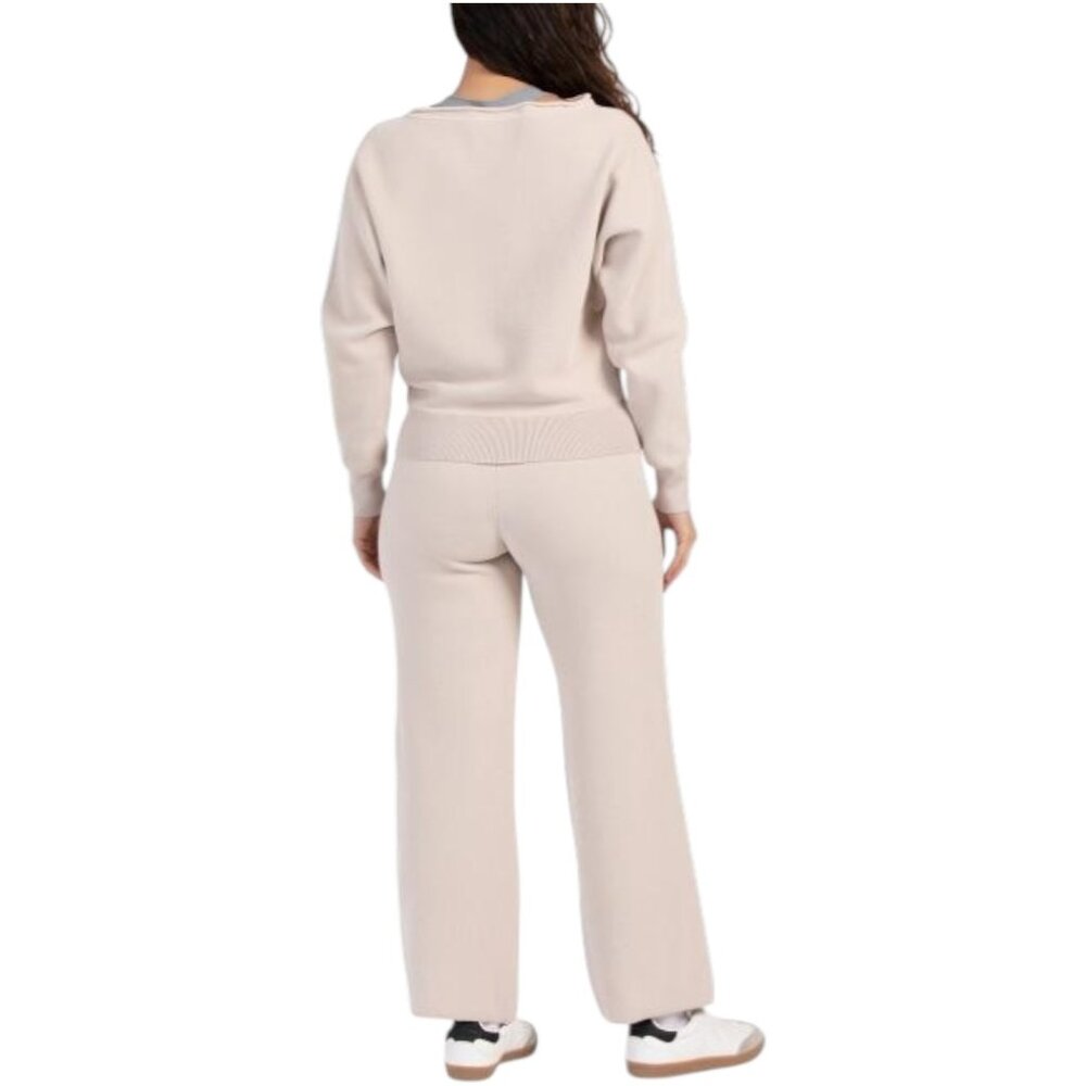 RACHEL ZOE 2pc Long Dolman Sleeve Pull Over Sweater And Pants Set - Picture 2 of 4